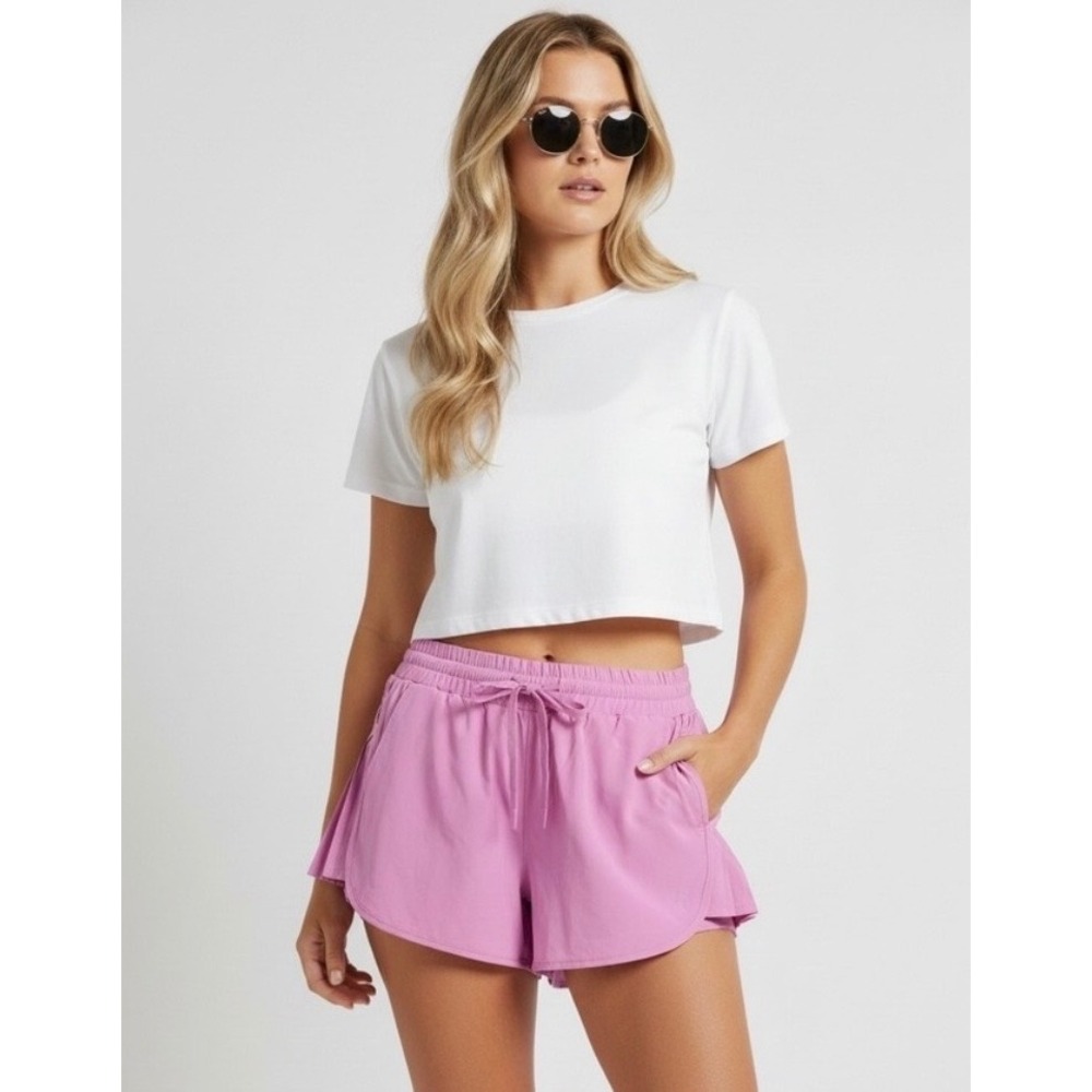 NEW Joy Lab Orchid Pink XL Pleated Side Athletic Shorts  Activewear Athleisure